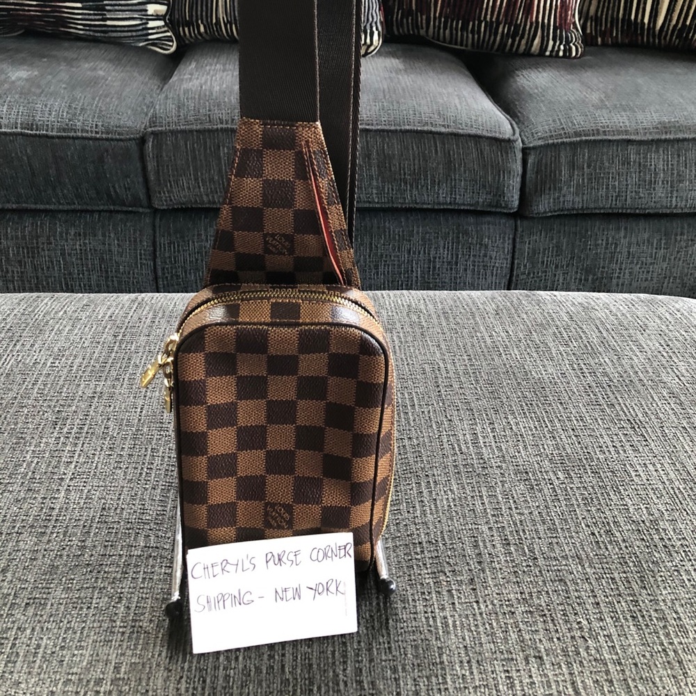 Louis Vuitton Damier Ebene Geronimo Waist Bag.